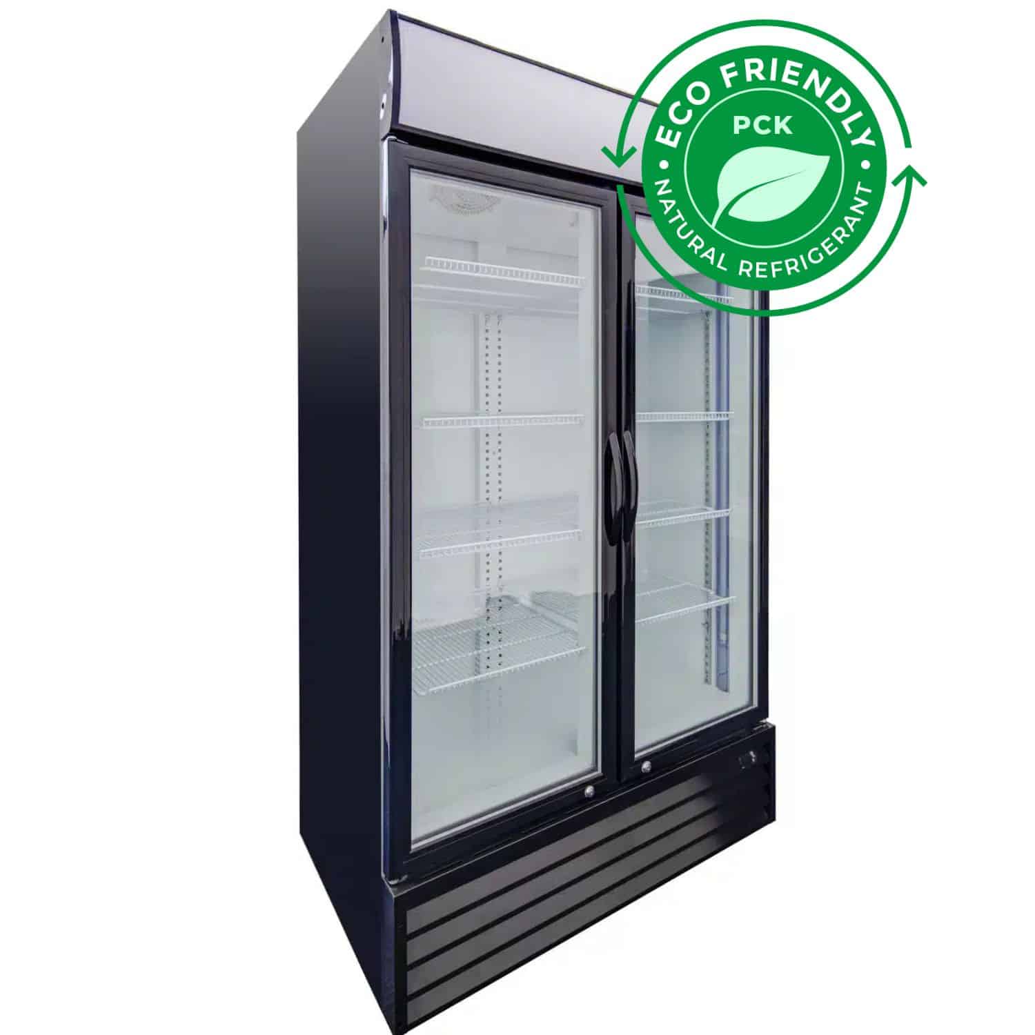 Norsk NG Low Energy 1000L Black Display Fridge