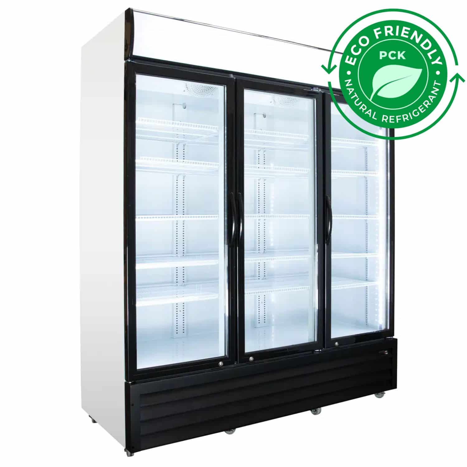 Norsk Tall Triple Door Display Fridge 1500L