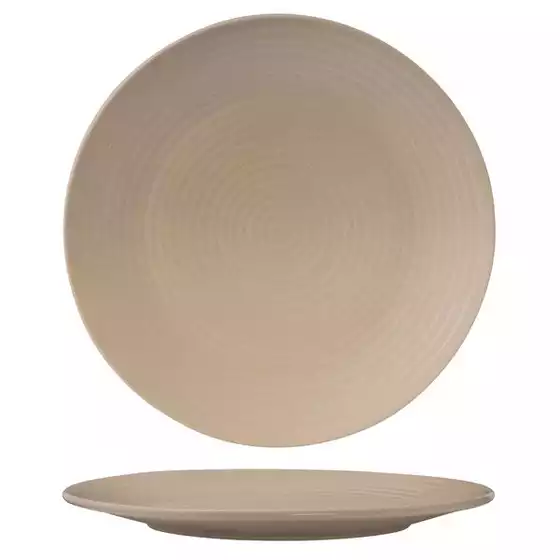 Sand Ribbed Round Plate-310mm