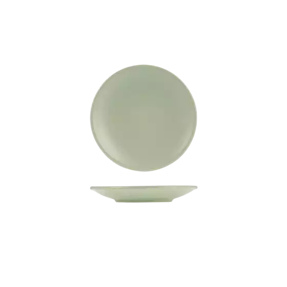 Pearl Pistachio Round Coupe Plate-180mm