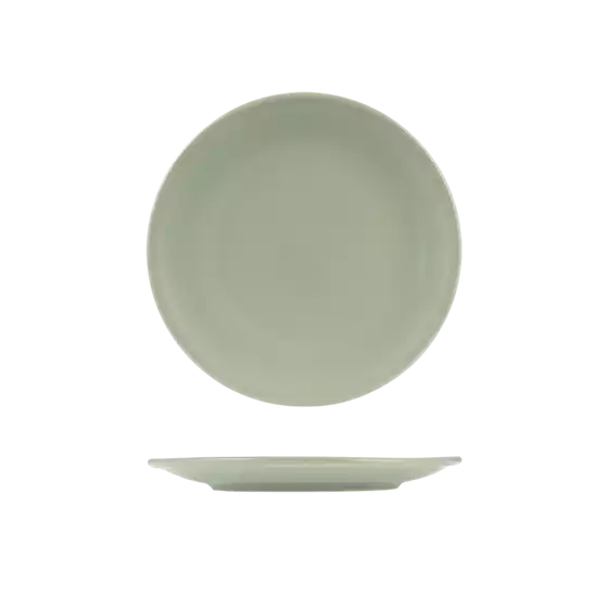 Pearl Pistachio Round Coupe Plate-230mm