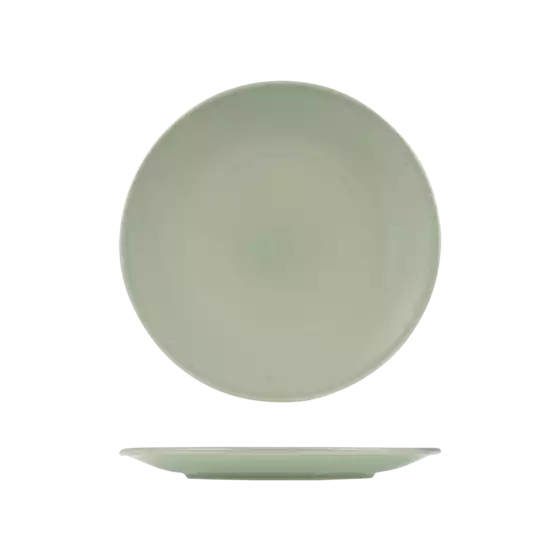 Pearl Pistachio Round Coupe Plate-285mm