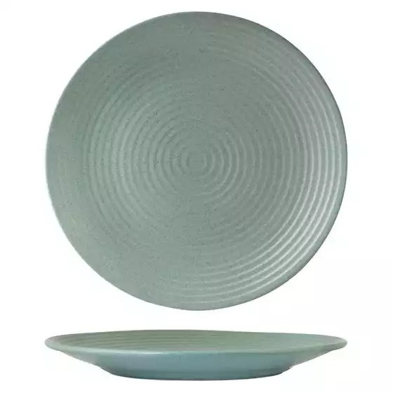 Mint Ribbed Round Plate-310mm