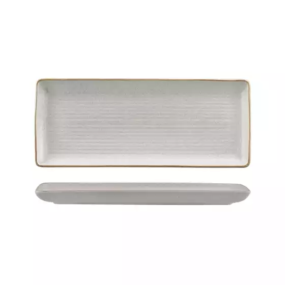 Zuma Ribbed Platter 335mm Mineral
