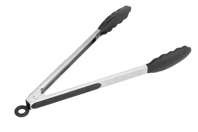 Stainless Steel Tongs with Silicone Head - 400mm