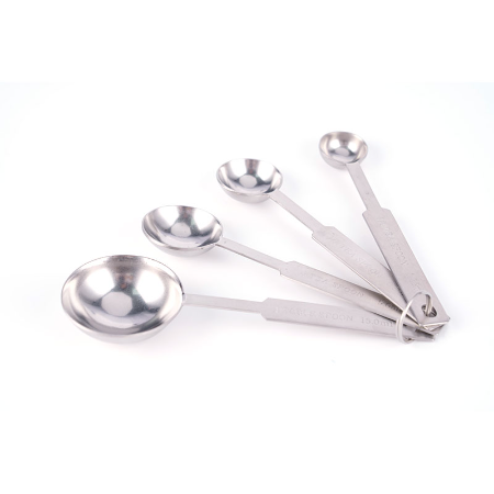 Stainless Steel Measuring Cups - Set of 4 (1.25ml, 2.5ml, 5ml, 15ml)