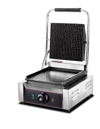 Hargrill Panini Contact Grill Large Single Flat Base Electric (811A)
