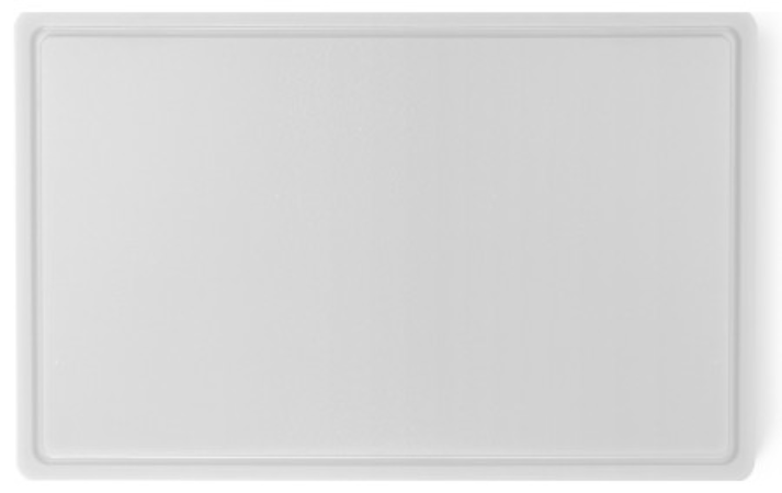 Plastic Cutting Board L325mm x W265mm x H15mm - White