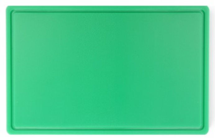 Plastic Cutting Board - L530mm x W325mm x H18mm - Green