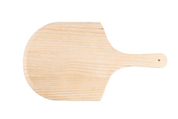 Short Wooden Handle Square Pizza Peel - L535mm × W305mm