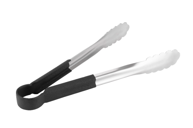 30cm Food Tongs - Black