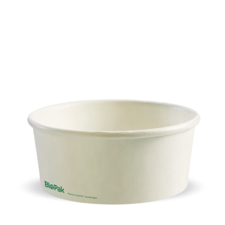 Medium White BioBowl -750ml - Qty 400/ctn