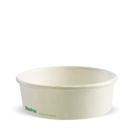Small White BioBowl - 500ml - Qty 400/ctn
