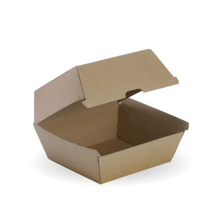 Large Burger BioBoard Box - L120mm x W120mm x D100mm - Qty 150/ctn