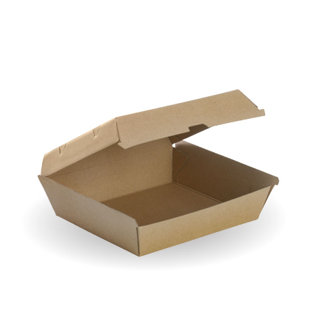 BioBoard Dinner Box - L178mm x W160mm x H70mm - Qty 150/ctn