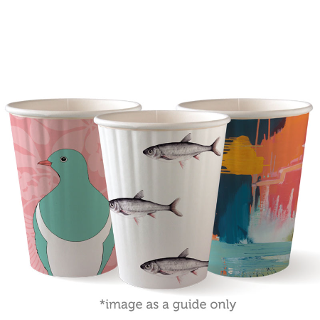 Art Series Double Wall BioCup - 390ml - Qty 1,000/ctn