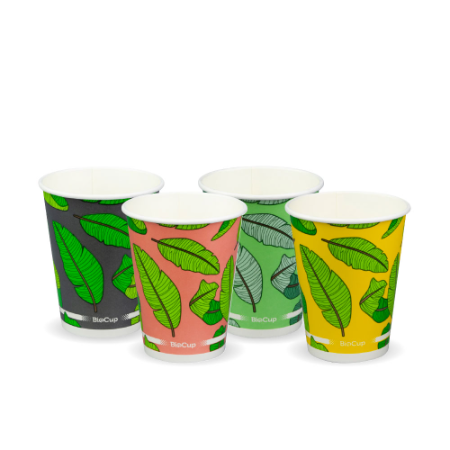 Leaf Cold Paper BioCup - 390ml - Qty 1,000/ctn