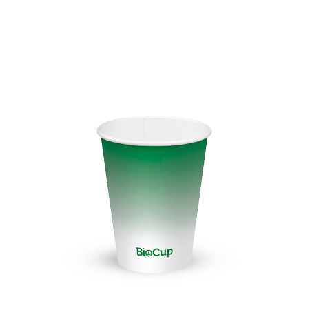 Green Cold Paper BioCup - 280ml (80mm) - Qty 1,000/ctn