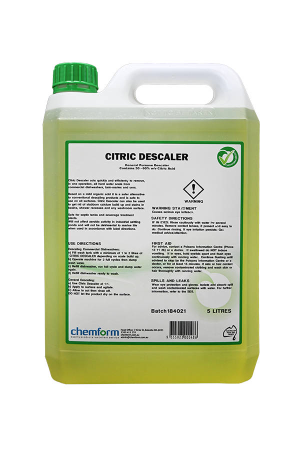 Citric Descaler - 5L (Single 5L Container)