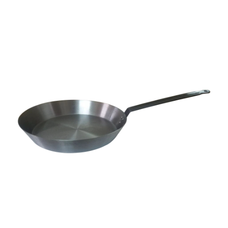 Iron Frying Pan with Iron Handle - D160mm (Inner) x D205mm (Outer) x H50mm