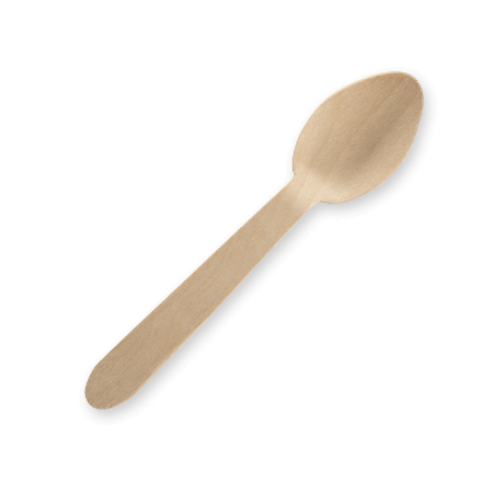 Unbranded Wood Tea Spoon - 10cm - Qty 5,000/ctn