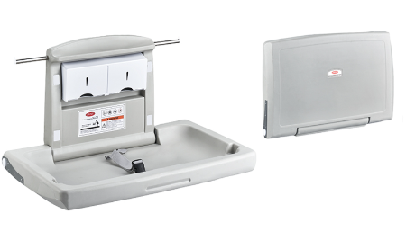 Wall-Mounted Baby Changing Station