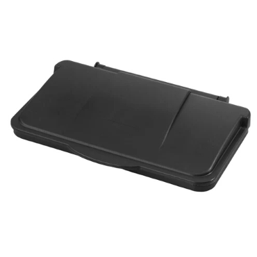 Rectangular Swing Lid for Vented Channel Bin (Black)