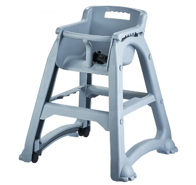 Children’s High Chair – L590mm x W640mm x H740mm (Grey)