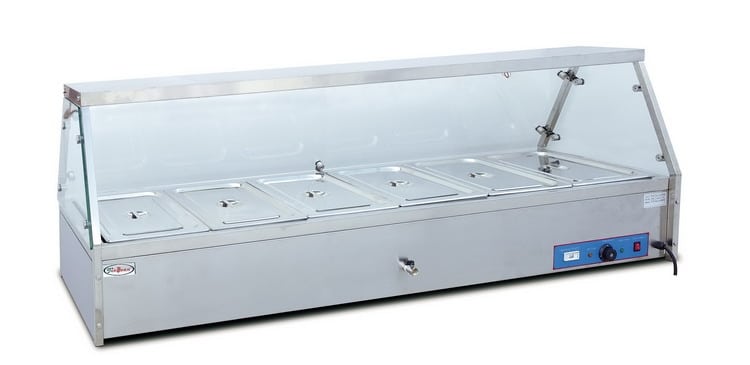 Kalor Countertop Display Bain Marie 6x 1/1 Pan