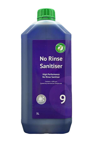 No Rinse Sanitiser #9 - 5L (Single 5L Container)