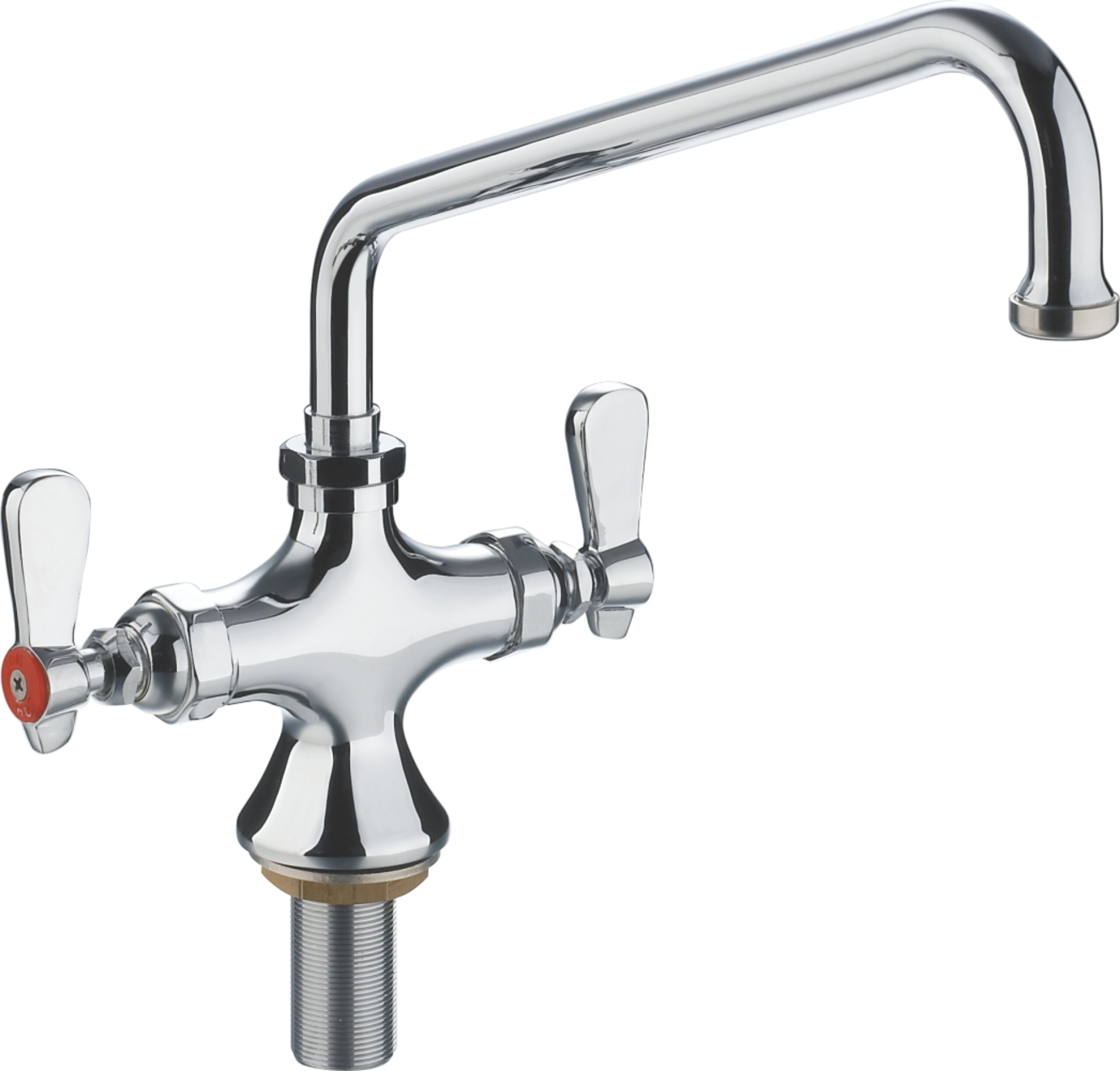Sunmixer Washjet Commercial Mixer Tap - Dual Hob Mount With Spout