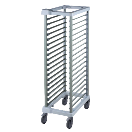 GN 1/1 18 Pan Trolley Rack with Casters