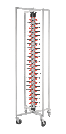 Plate Stacking Trolley - 84 Plates