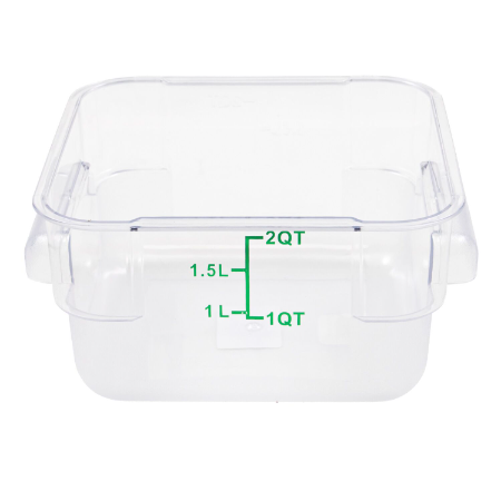 Transparent Square Storage Container – 2L