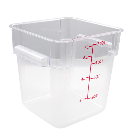 Transparent Square Storage Container – 8L