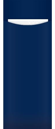 Chef Pak Cutlery Pouch with Napkin 75mm x 200mm (1000 Per Box) - Navy
