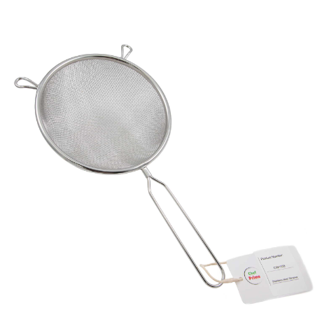 Stainless Steel Double Mesh Strainer - 18cm