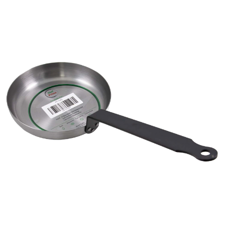 Iron Frying Pan with Iron Handle - D170mm (Inner) x D205mm (Outer) x H40mm