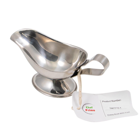 Stainless Steel Gravy Boat - 100ml
