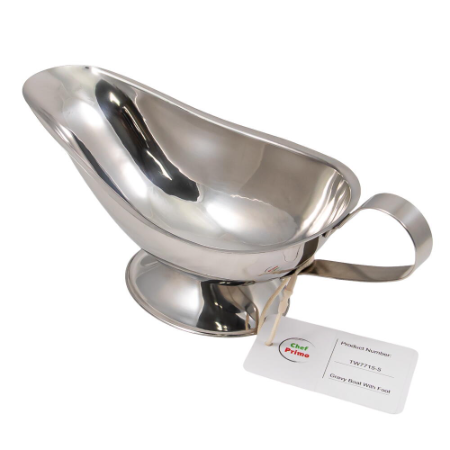 Stainless Steel Gravy Boat - 480ml