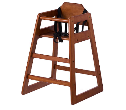 Stackable Wooden High Chair