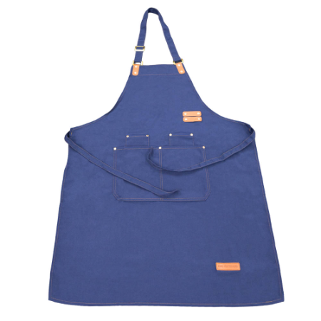 Canvas Apron - W70cm x L86cm (Dark Blue)