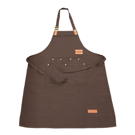 Canvas Apron - W70cm x L86cm (Dark Brown)