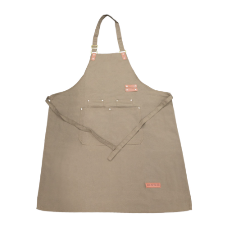 Canvas Apron - W70cm x L86cm (Light Brown)