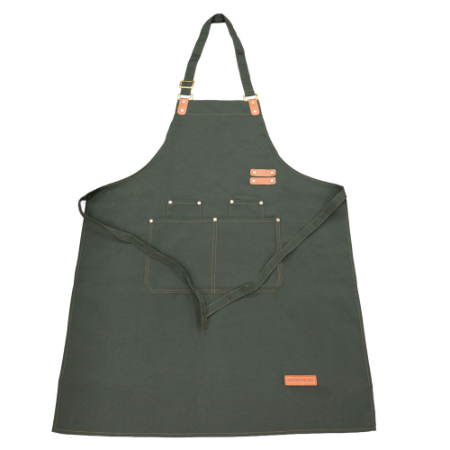 Canvas Apron - W70cm x L86cm (Military Green)