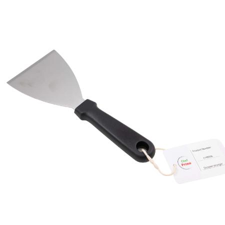 Stainless Steel Grill Scraper with Plastic Handle - L265mm