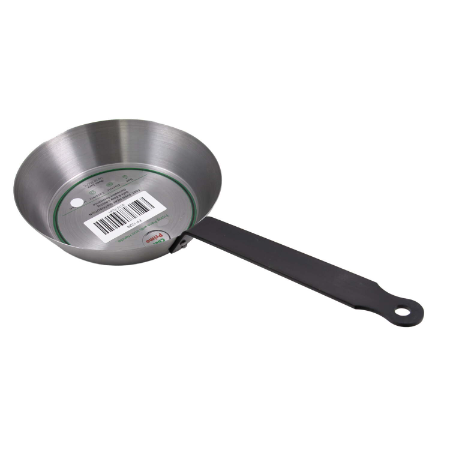 Iron Frying Pan with Iron Handle - D160mm (Inner) x D205mm (Outer) x H50mm