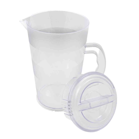 Clear Polycarbonate Pitcher with Lid 1.9L