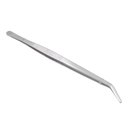 Stainless Steel Curved Tweezers - L160mm
