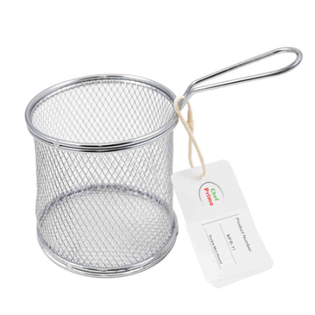 Mini Gourmet Round Fryer Basket - W100mm x H100mm